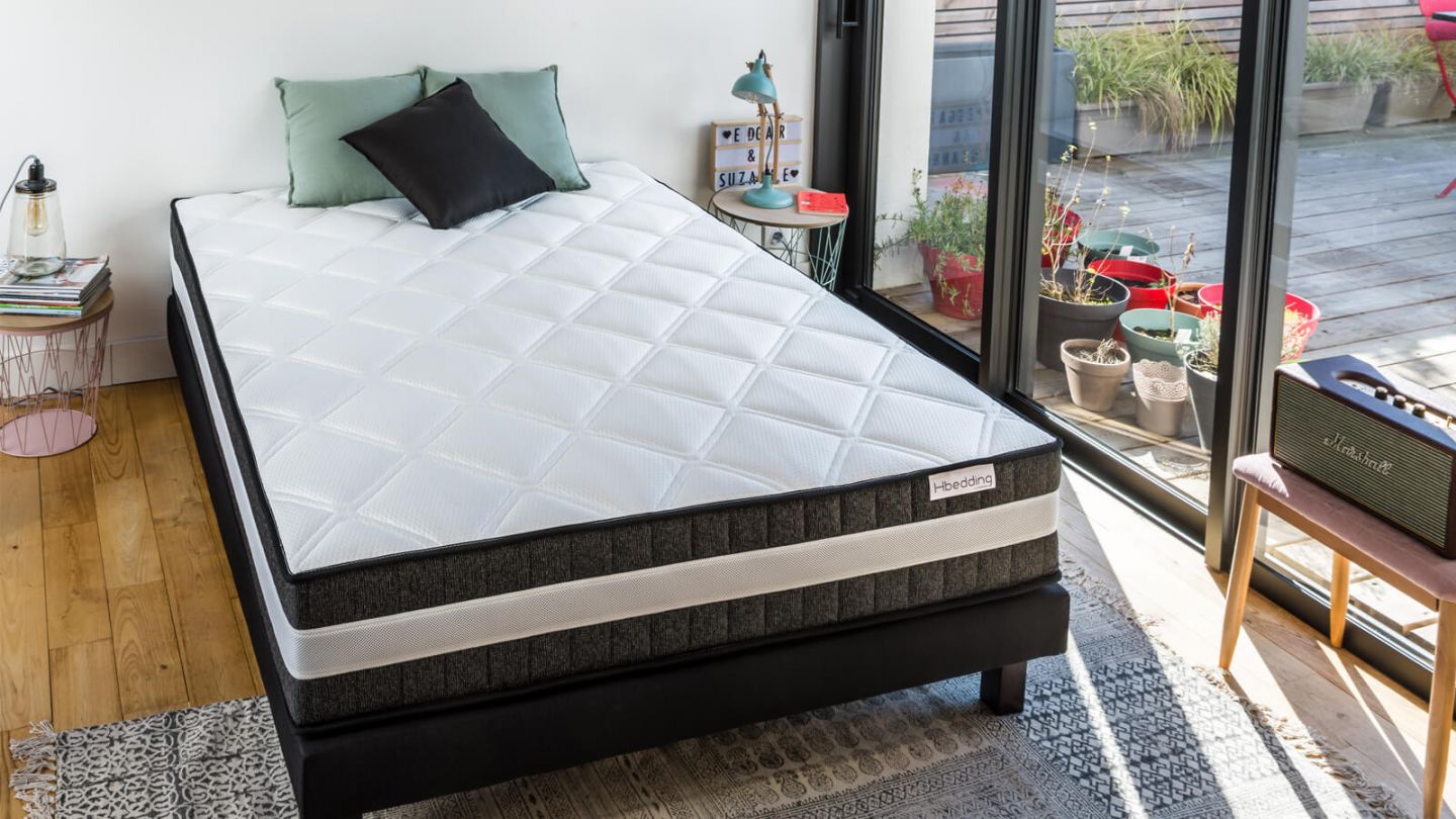 Matelas ressorts ensachés 140x190 Lucien