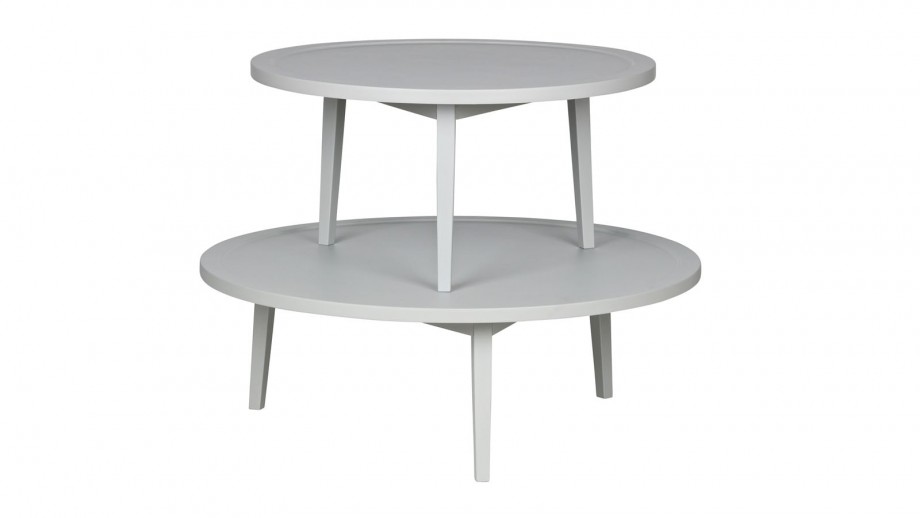 Table basse en bois gris 35x100x100cm - Collection Sprokkeltafel