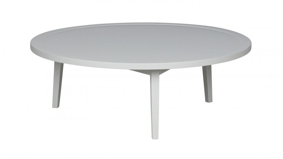 Table basse en bois gris 35x100x100cm - Collection Sprokkeltafel
