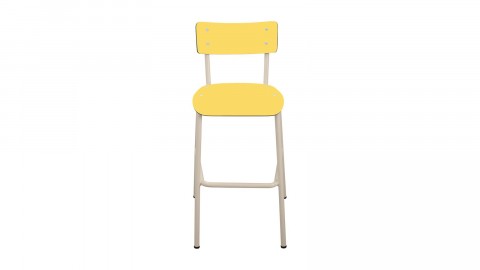 Chaise haute 65 cm jaune citron - Collection Suzie - Les Gambettes