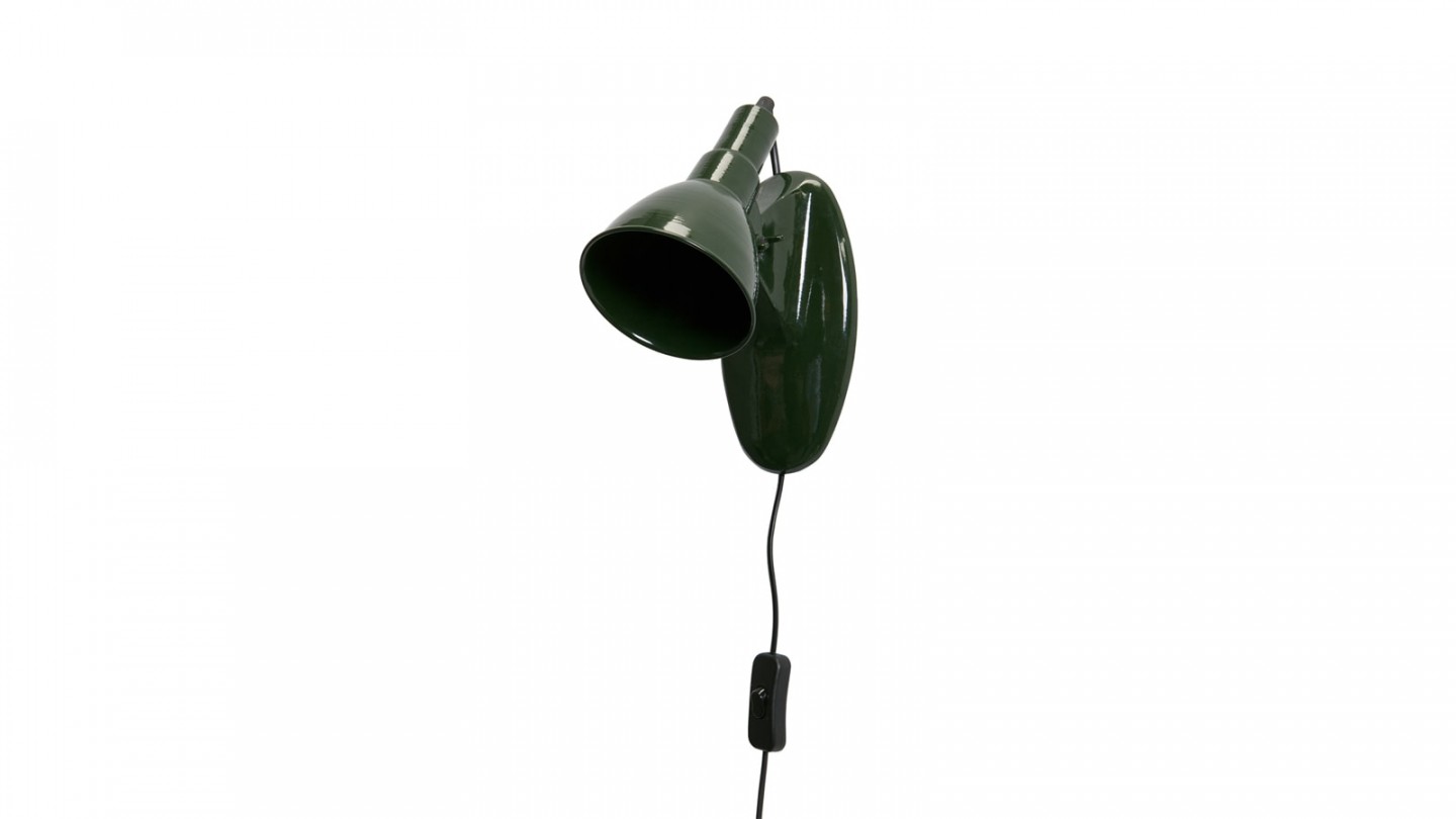Spot lumineux en métal vert foncé - Collection Masterpiece - BePureHome