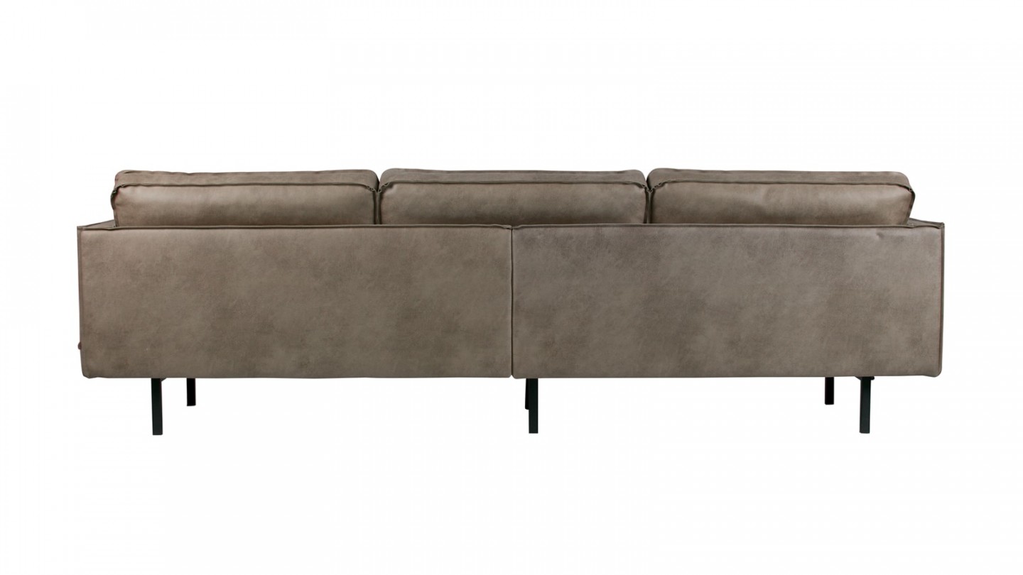 Canapé 3 places gris éléphant - Collection Rodeo - BePureHome