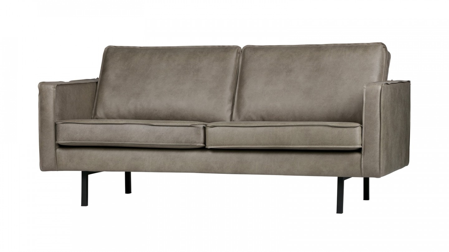 Canapé 2 ,5 places gris éléphant - Collection Rodeo - BePureHome