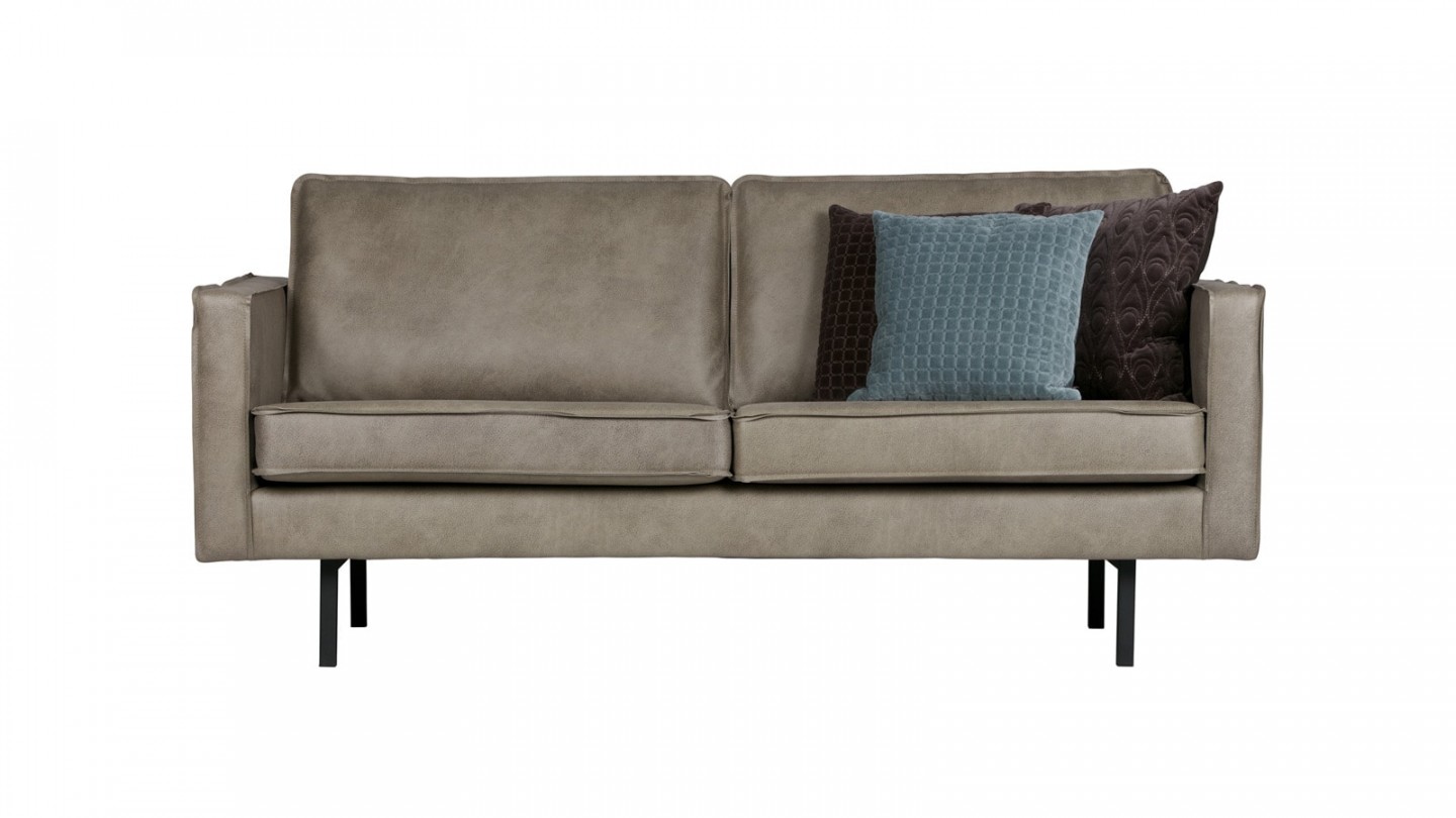 Canapé 2 ,5 places gris éléphant - Collection Rodeo - BePureHome