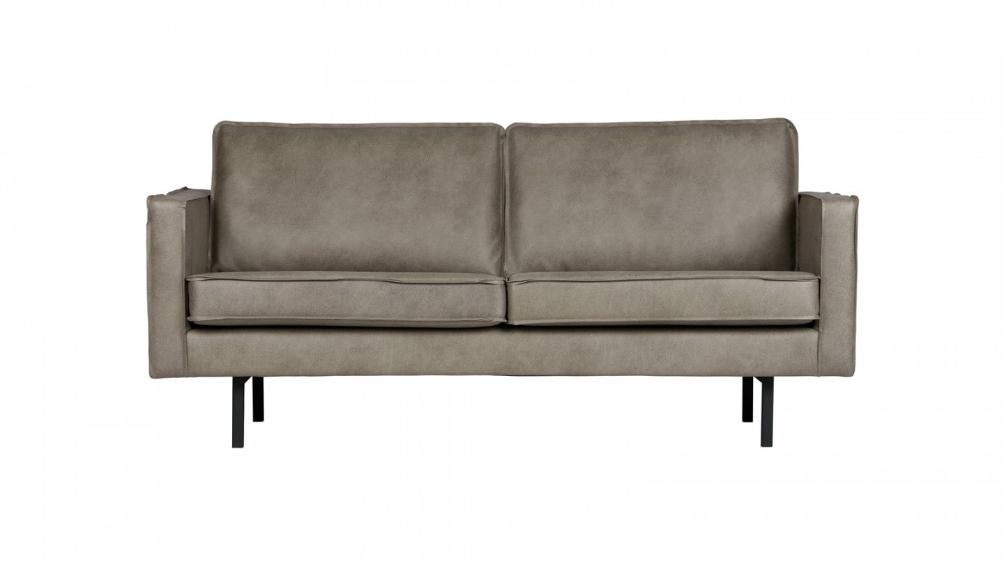 Canapé 2 ,5 places gris éléphant - Collection Rodeo - BePureHome