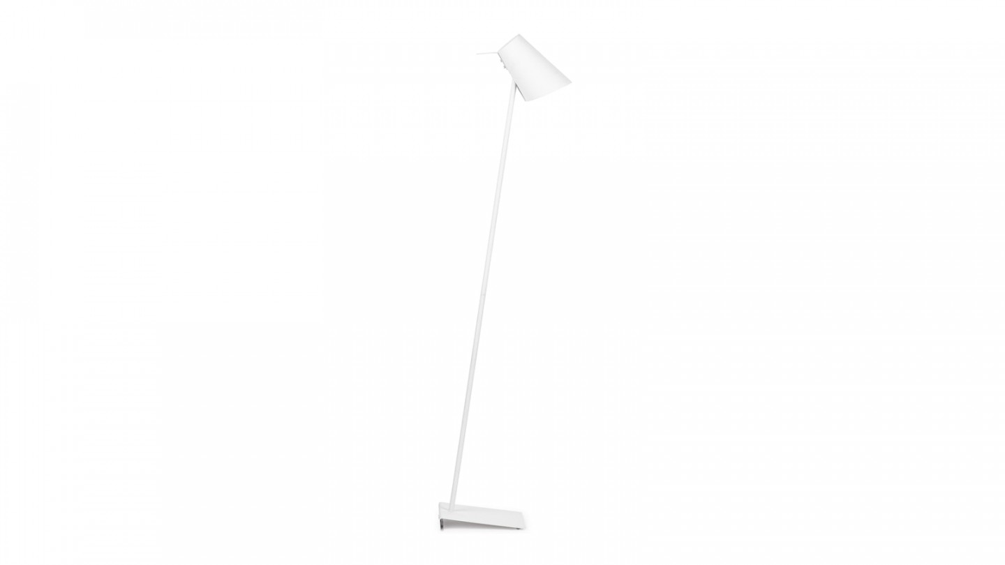 Lampadaire en fer et gomme blanc - Collection Cardiff - It's About Romi