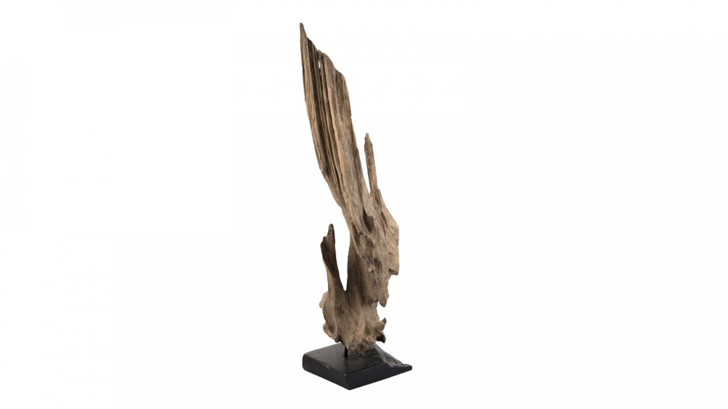 Objet décoratif branche naturelle "M" - Collection Clara