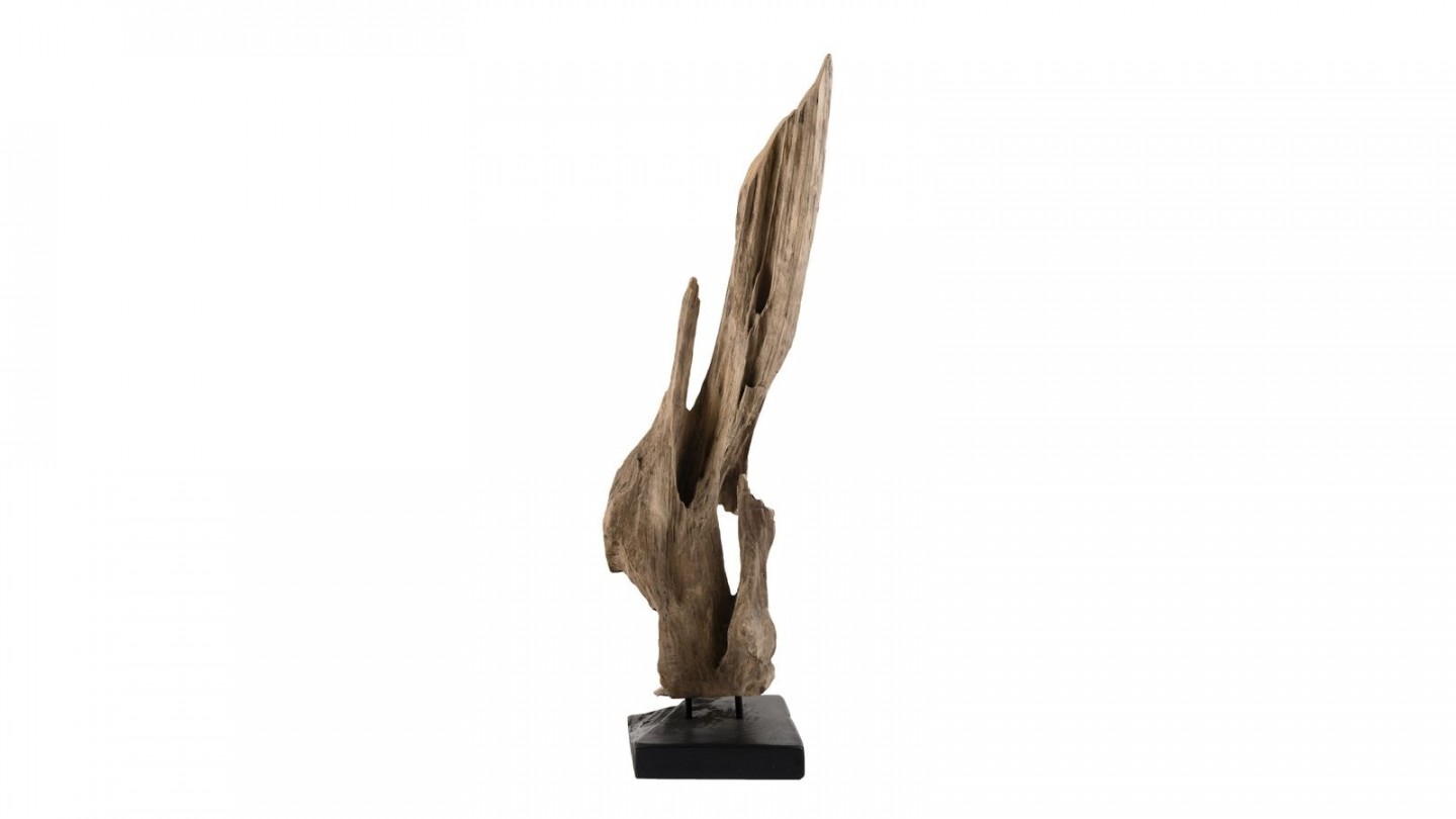 Objet décoratif branche naturelle "M" - Collection Clara