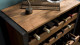 Meuble de rangement à vin 5 niveaux 25 bouteilles en teck recyclé et métal - Collection Sixtine
