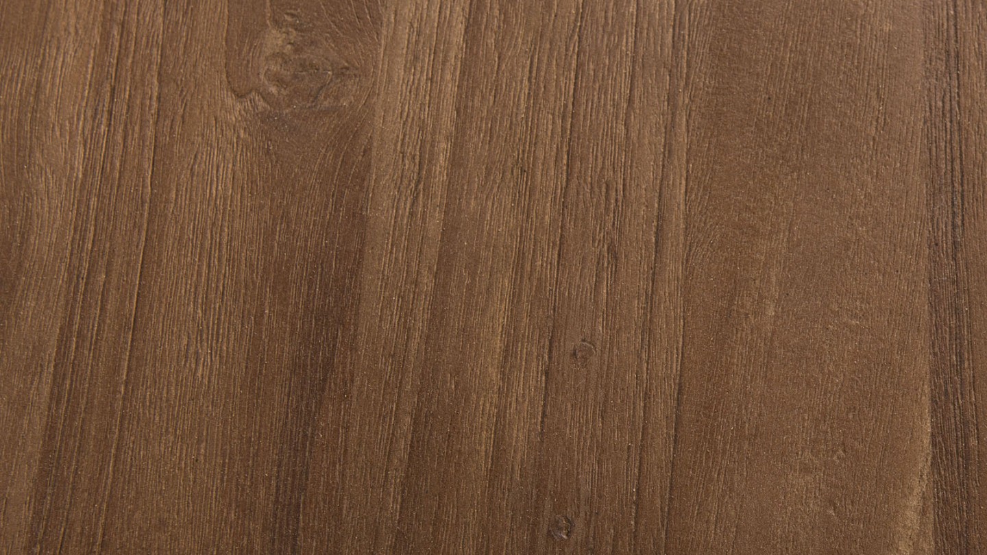 Etagère décalée en teck recyclé et métal - Collection Sixtine