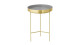 Table d'appoint ronde or et gris - Collection Sola - Bloomingville