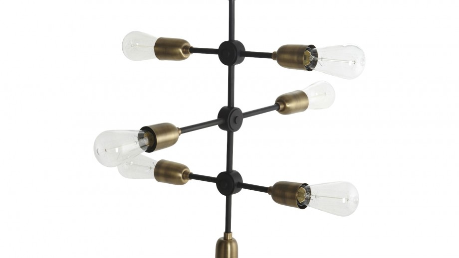 Suspension en métal 7 ampoules - Collection Molecular - House Doctor