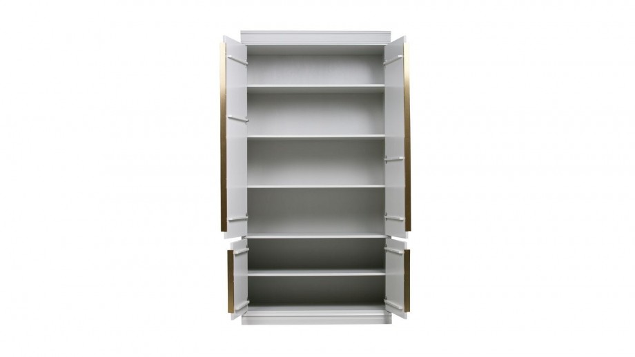Armoire 44cm 2 portes en pin blanc - Collection Organize BePureHome