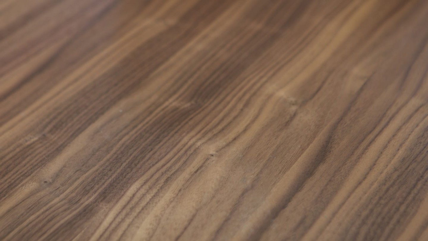 Table à manger 200cm en bois piètement en métal noir - Collection James - Woood