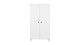 Armoire 2 portes en pin blanc - Collection Ties - Woood