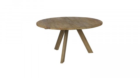 Table à manger ronde Ø140cm en bois d'orme - Collection Tondo - BePureHome