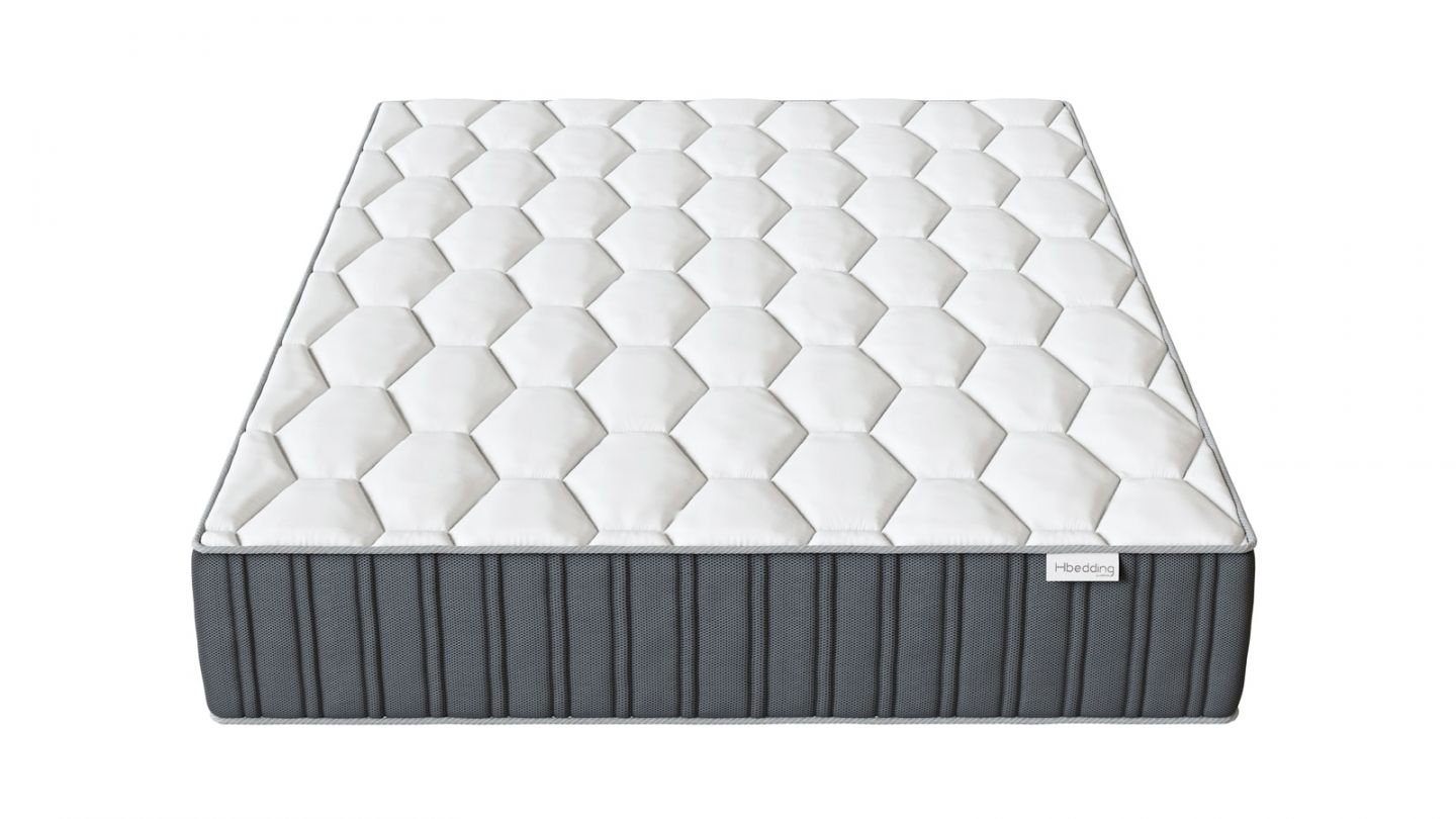 Matelas mémoire de forme 160x200 Memo Prestige Hbedding - Mousse ergonomique, mousse HR 35kg et mousse à effet mémoire de forme