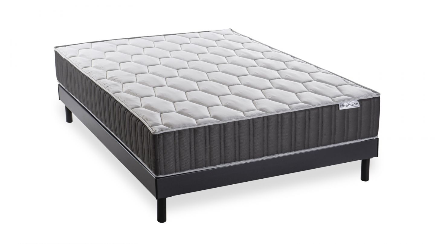 Matelas mémoire de forme 160x200 Memo Prestige Hbedding - Mousse ergonomique, mousse HR 35kg et mousse à effet mémoire de forme