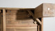 Table basse 100x100cm en teck recyclé - Collection Sixtine