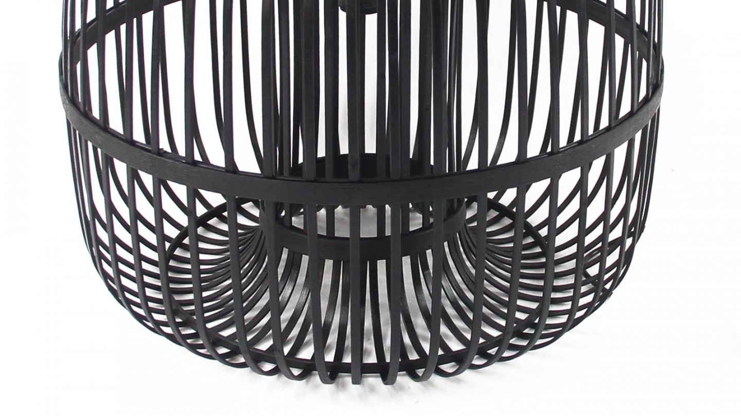 Suspension en bambou noir - Taille S - Collection Sundown