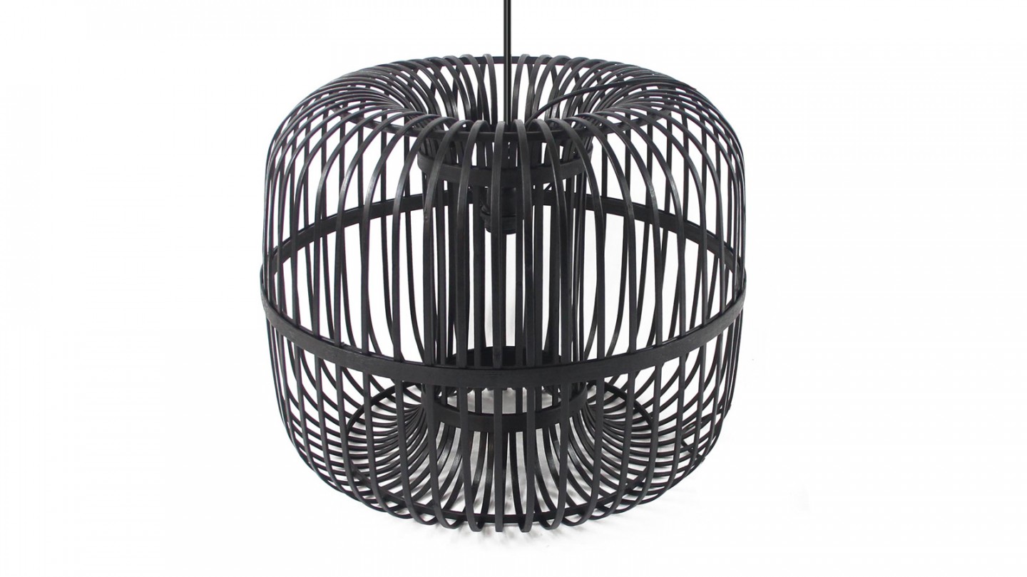 Suspension en bambou noir - Taille S - Collection Sundown