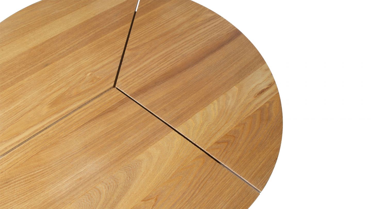 Table basse ø60 en bois et métal - Collection Rodi - Woood