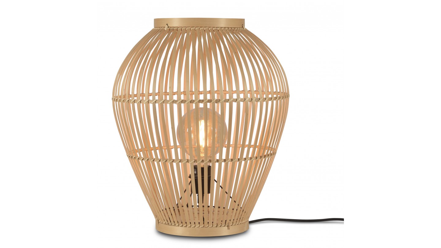 Lampe de sol en bambou naturel - Taille S - Collection Tuvalu - It's About Romi