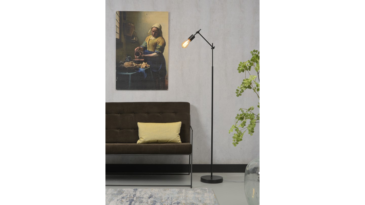 Lampadaire modulable en métal noir - Collection Sheffield - It's About Romi