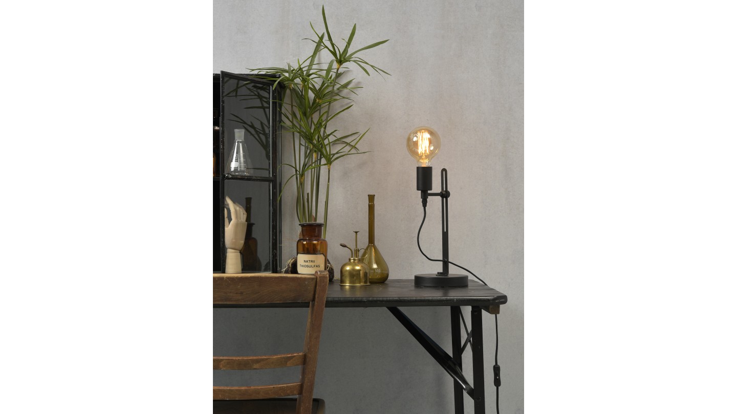 Lampe de table en métal noir - Collection Seattle - It's About Romi