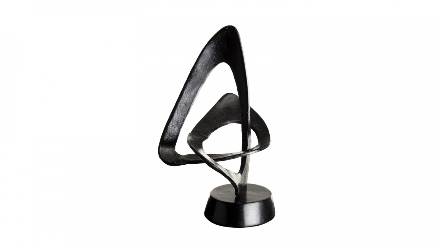 Décoration en aluminium noir - Collection Johan