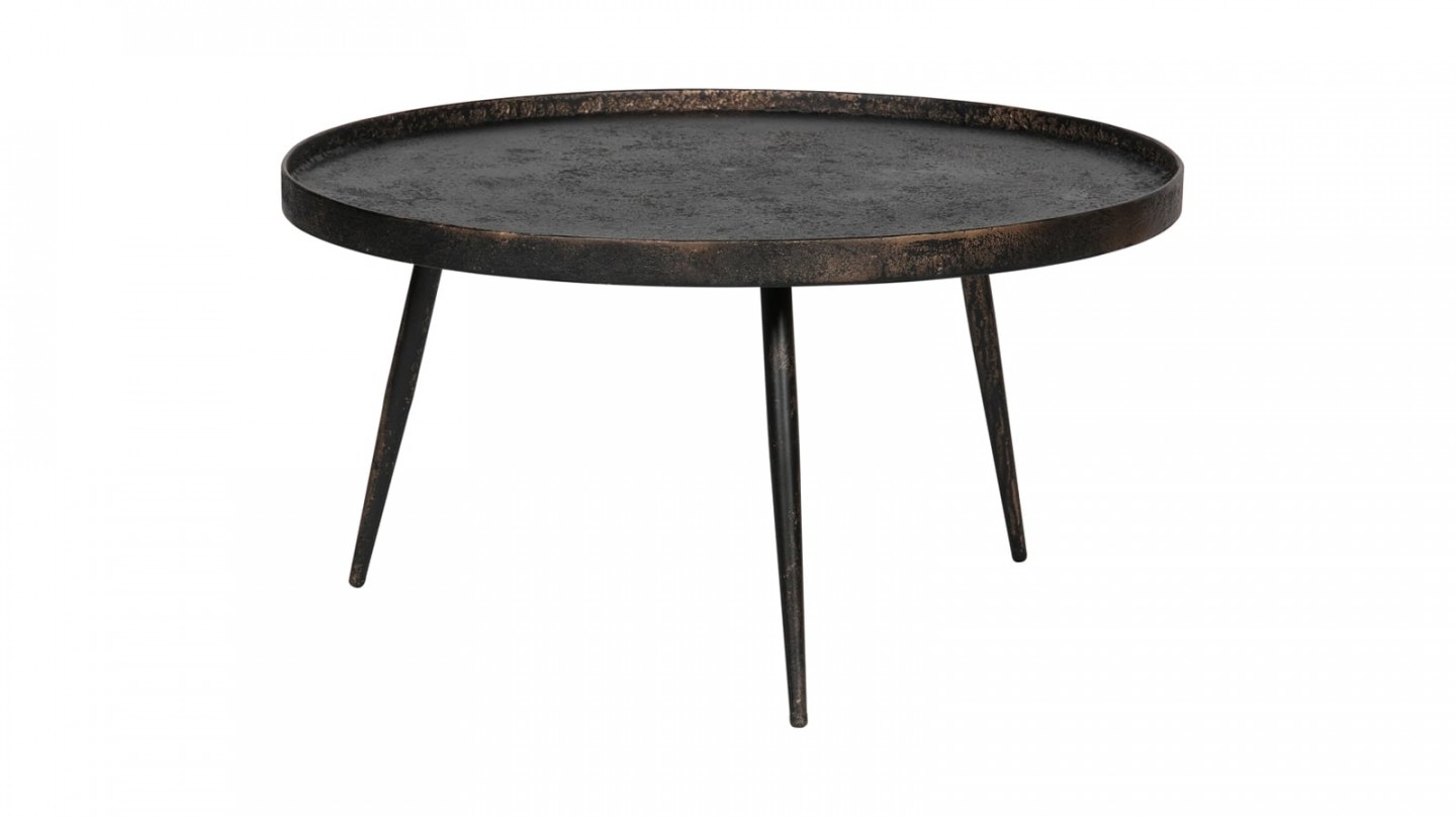 Table d'appoint ø76cm en laiton doré - Collection Bounds - BePureHome