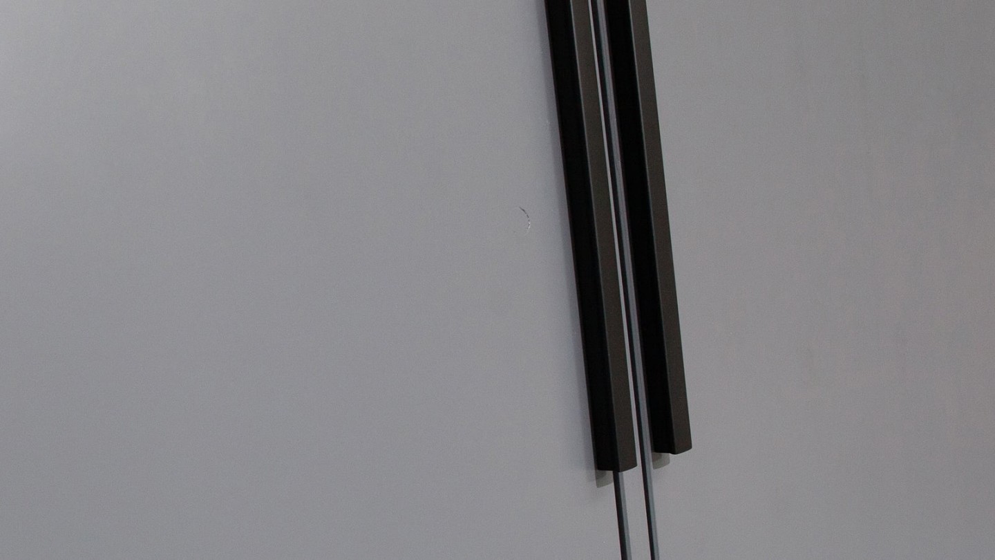 Armoire 2 portes 1 tiroir en pin gris - Collection Adam - Woood