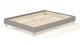 Sommier à lattes 90x190 tissu déco gris clair - Collection Chouette