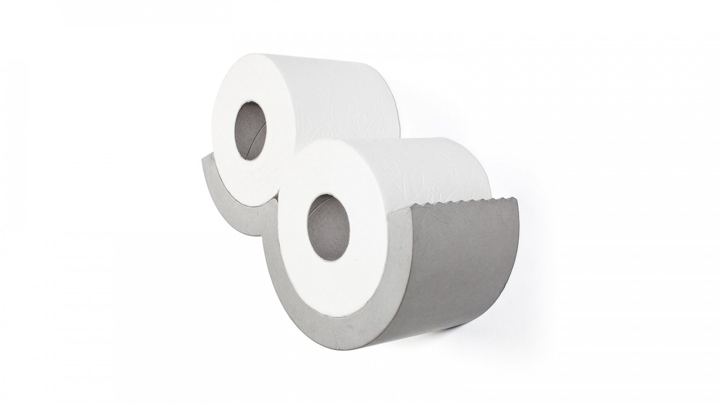 Distributeur de papier toilette en béton - Collection Cloud - Lyon Beton