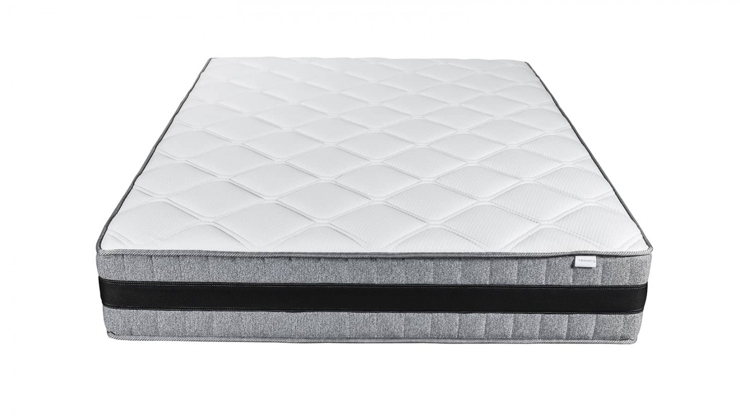 Matelas 140x190 à mémoire de forme - épaisseur 25 cm - 9 zones  différenciées - orthopédie - Réversible - EGALITE