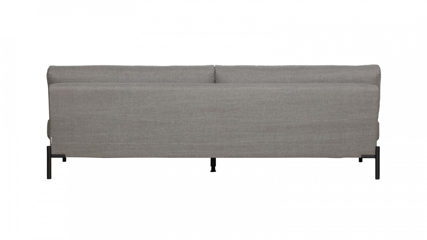 Canapé 3 places en coton et lin gris - Collection Sleeve -Vtwonen