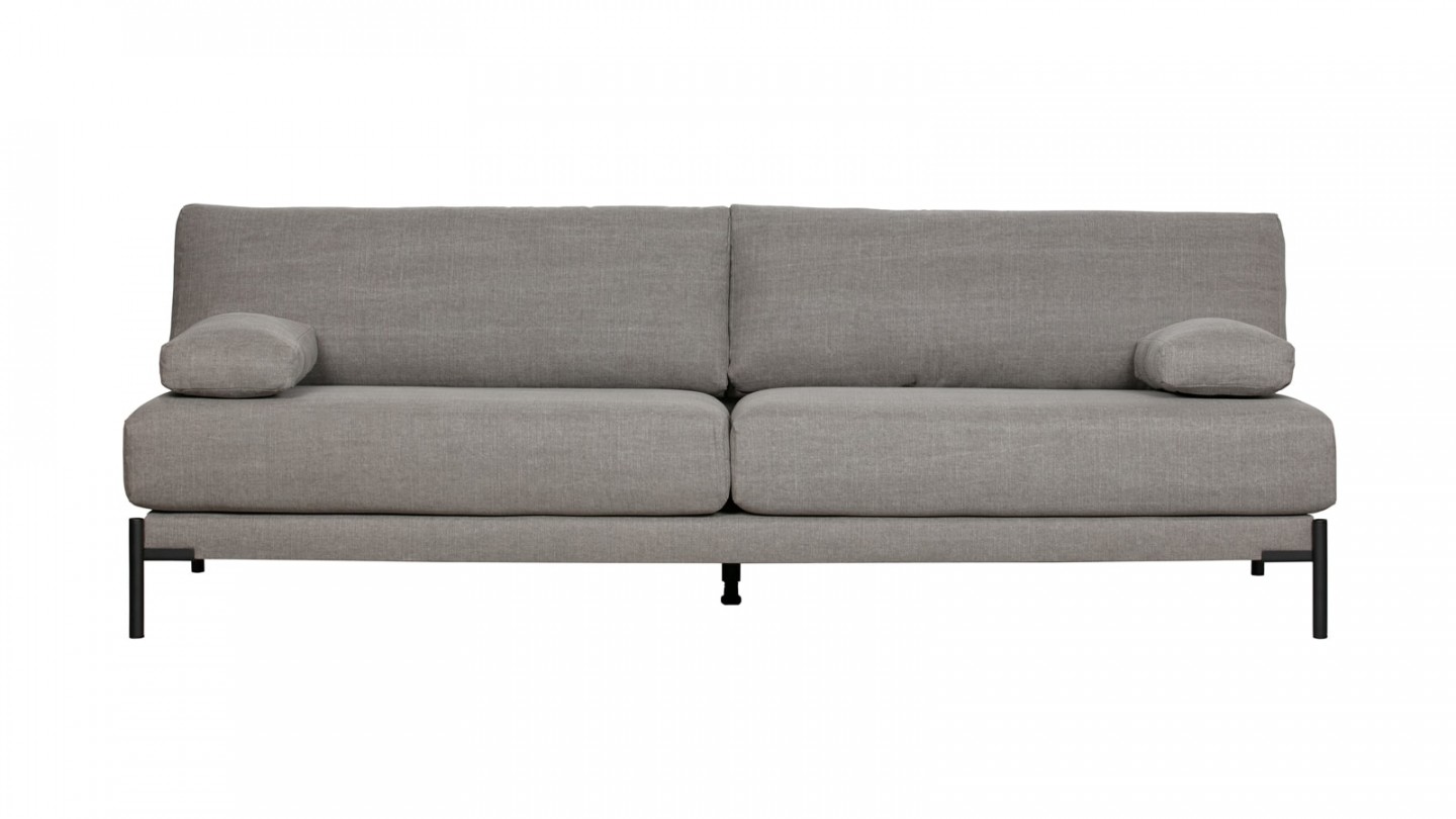 Canapé 3 places en coton et lin gris - Collection Sleeve -Vtwonen