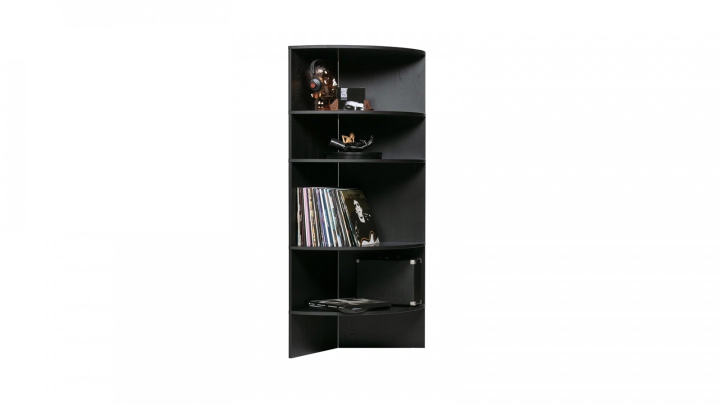 Bibliothèque en bois noir - Collection Trian - Woood