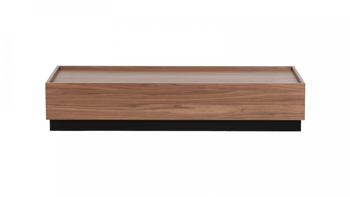 Table basse 135x60 en noyer - Collection Block - Vtwonen