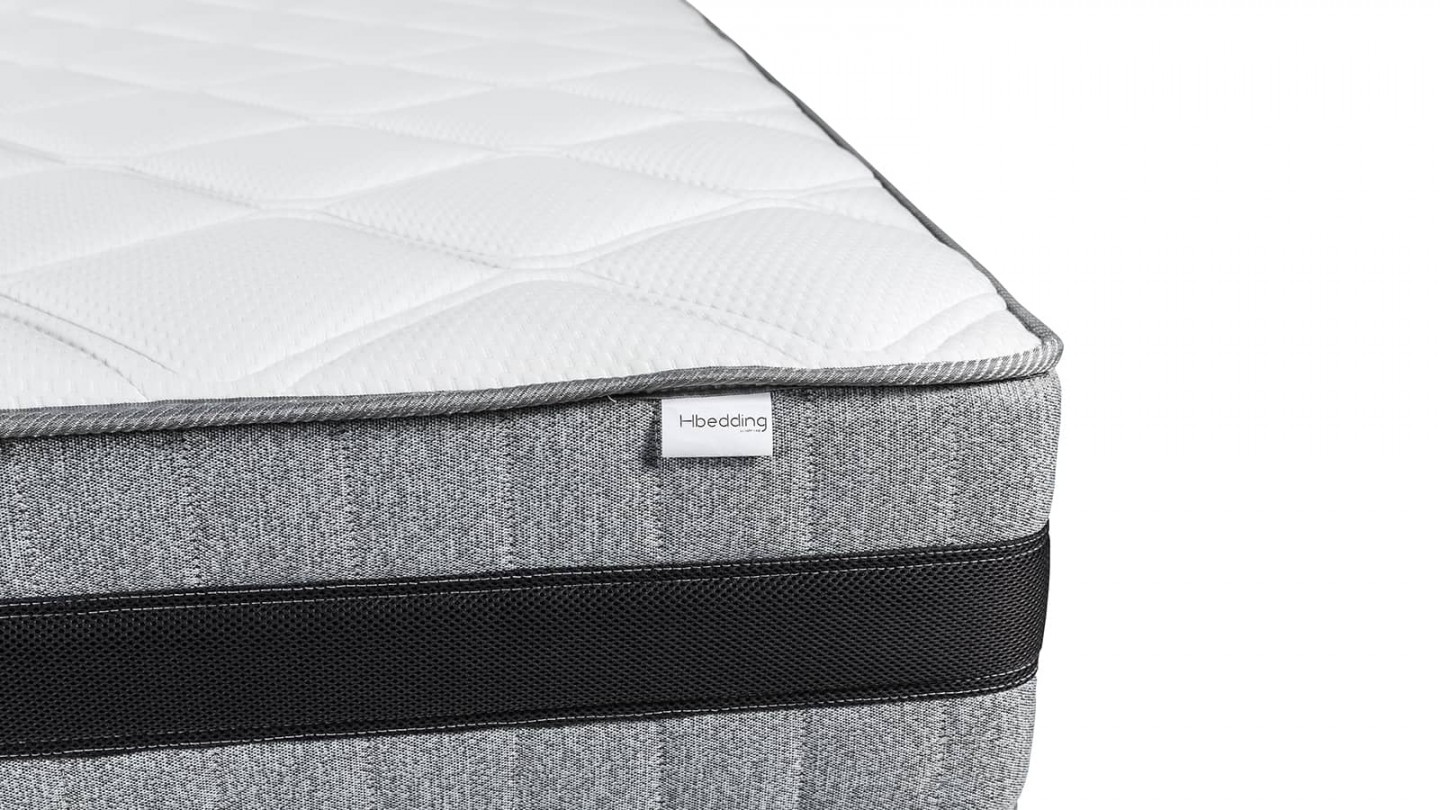 Matelas mémoire de forme 140x190 Memo Luxe Hbedding - Homifab