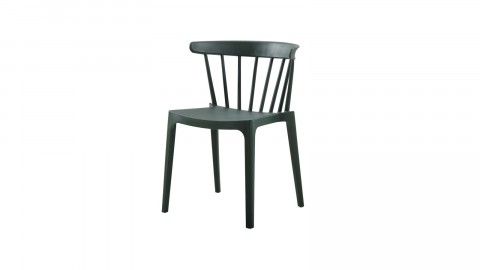 Chaise en plastique vert - Collection Bliss - Woood