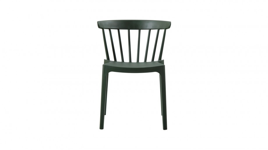 Chaise en plastique vert - Collection Bliss - Woood
