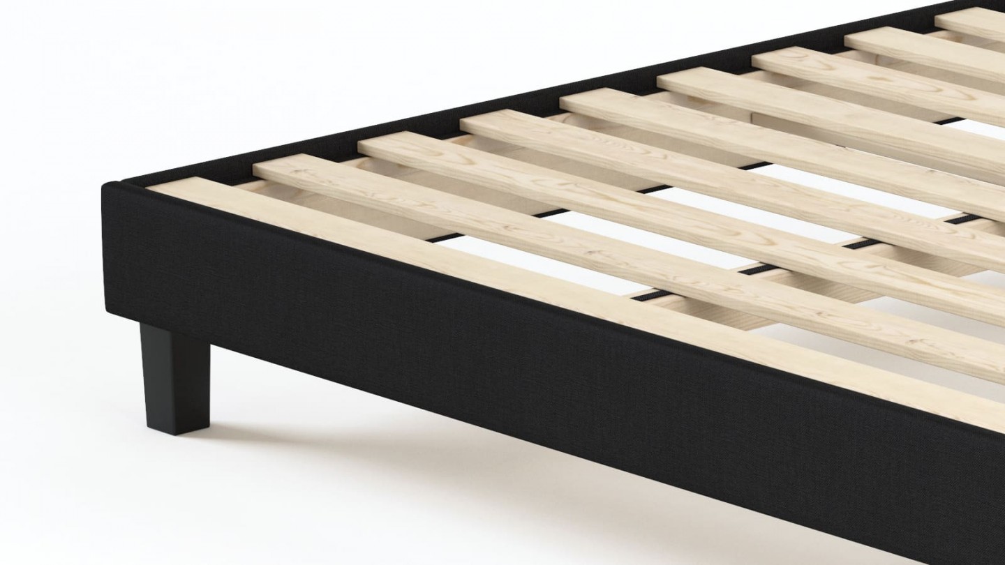 Ensemble matelas ressorts + sommier 140x190 Spring Confort Hbedding + 2 oreillers à mémoire de forme 60x60cm.