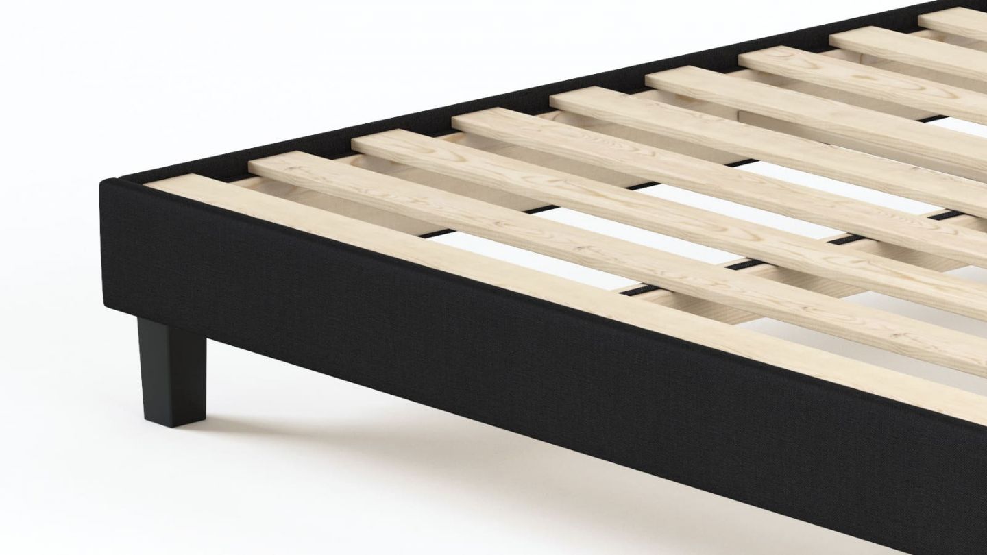 Ensemble matelas mémoire + sommier 140x190 Memo Supreme Hbedding - Mousse ergonomique et mousse effet mémoire de forme