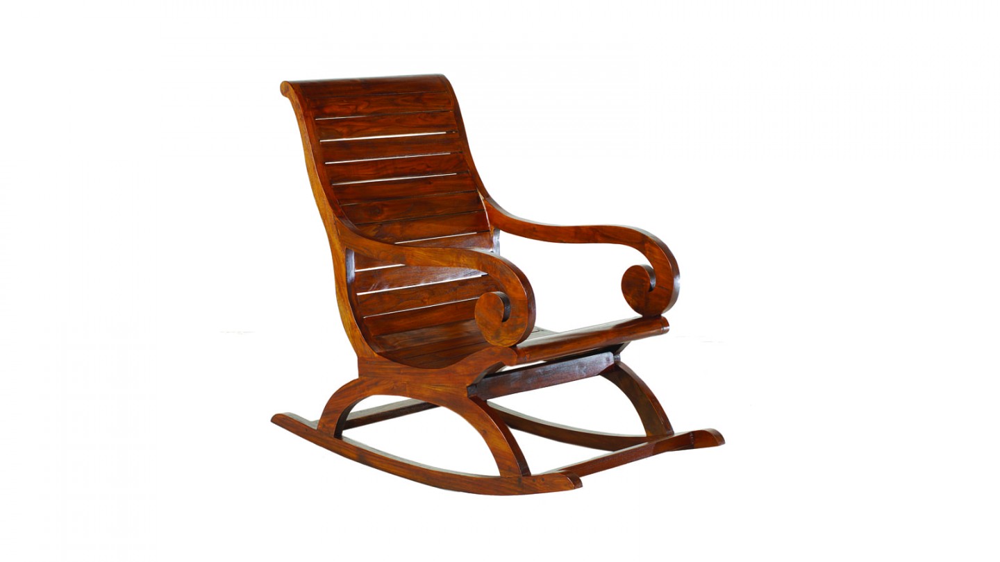 Rocking chair en mindi - Collection Lauren