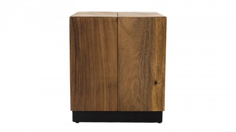 Table d'appoint carrée en bois suar - Collection Sam