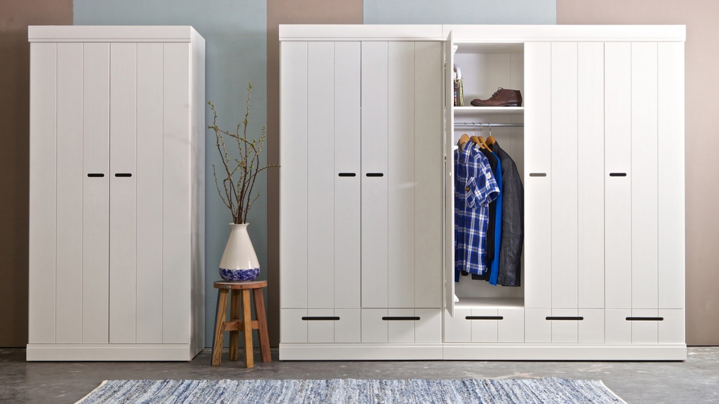 Connect Armoire 2 Portes Blanc