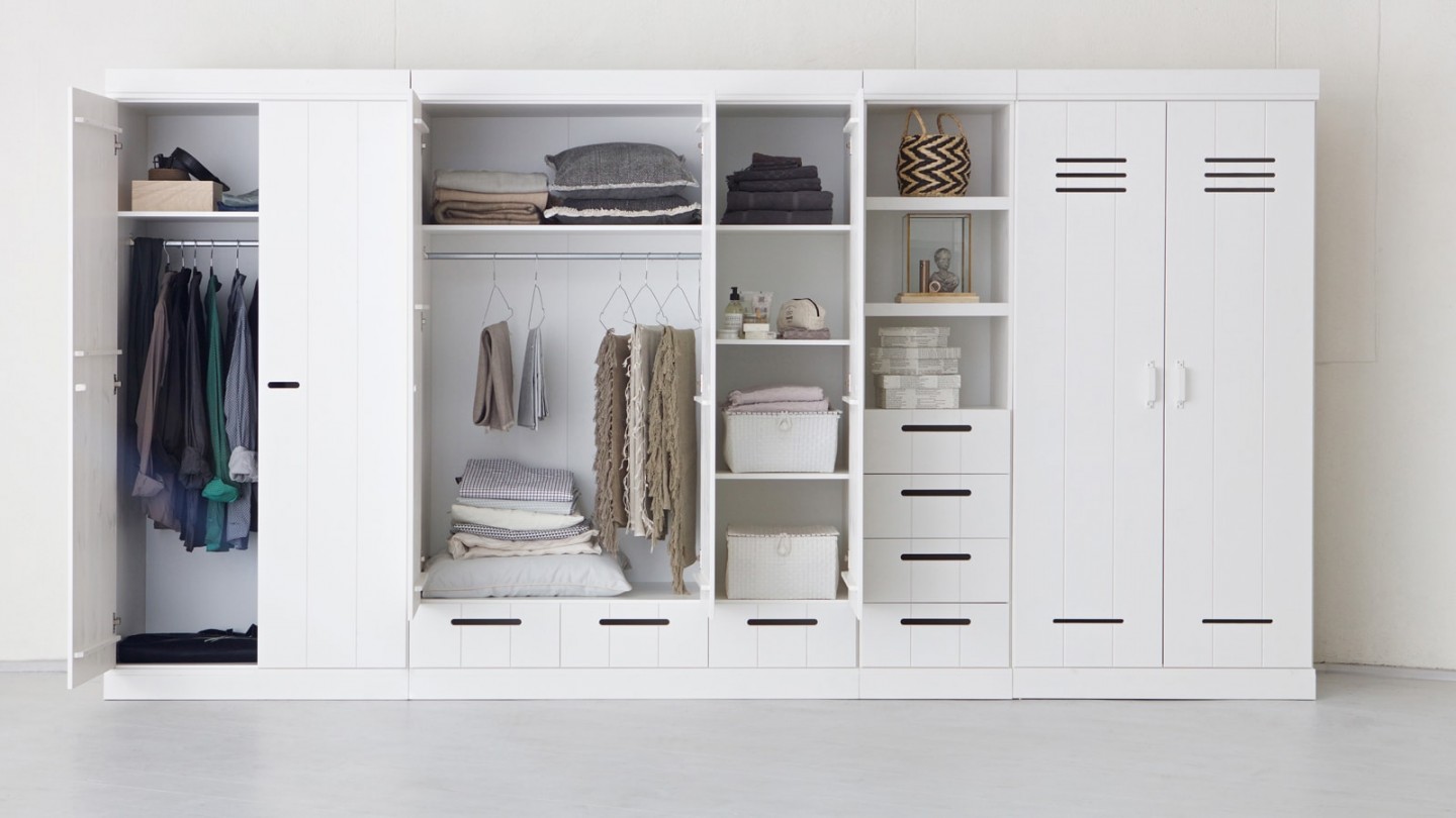 Connect Armoire 2 Portes Blanc