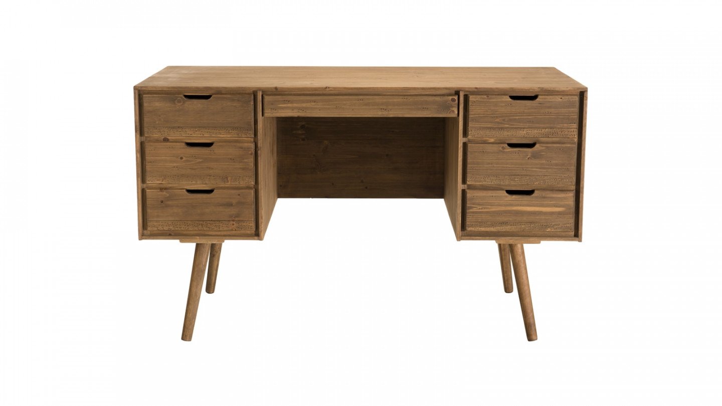 Commode scandinave 6 tiroirs en pin - Collection Andy