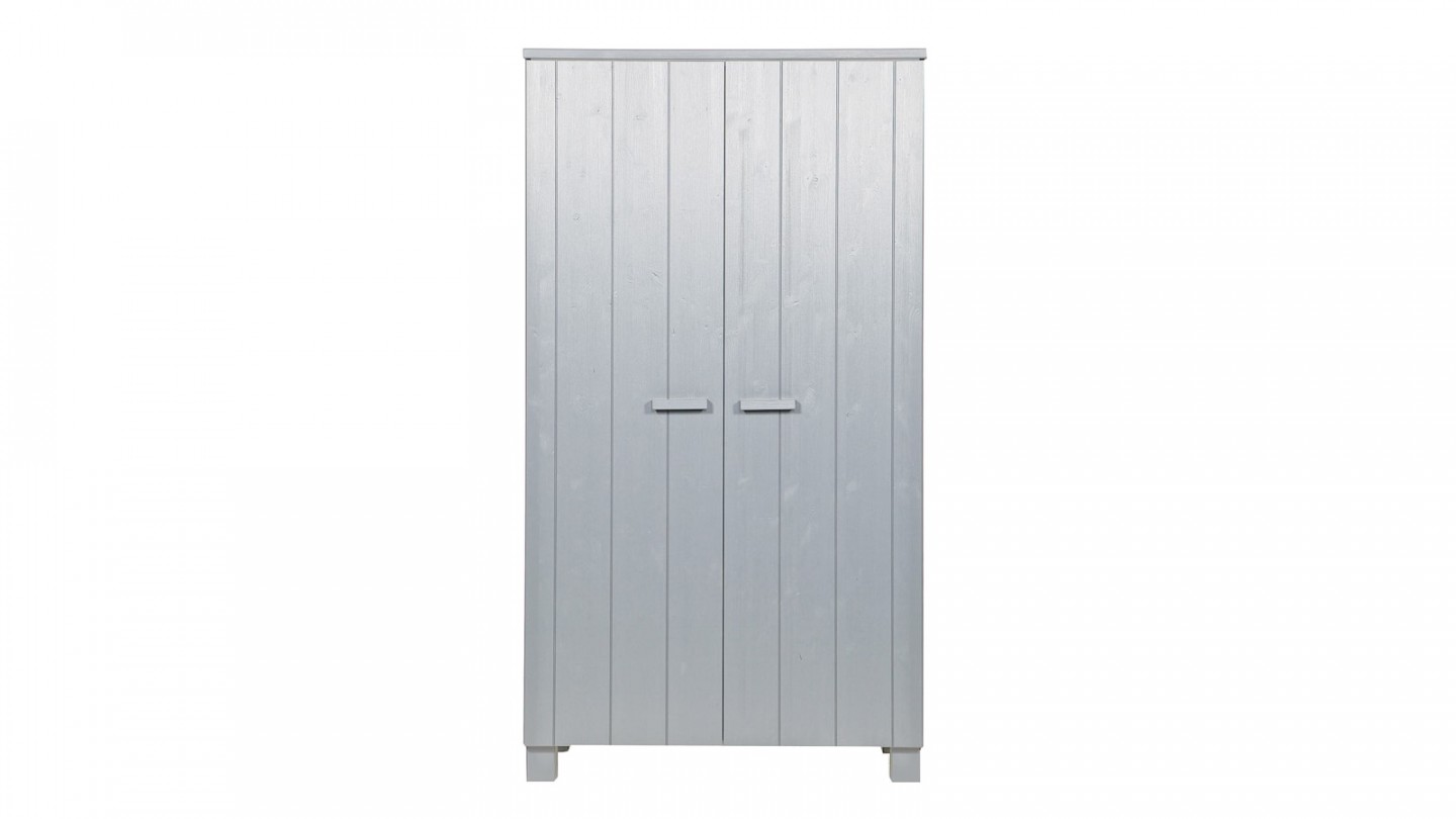 Dennis Armoire Pin Béton Gris